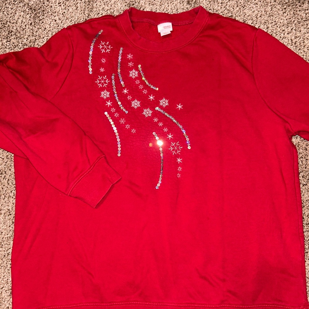 Snowflake Sparkle Crewneck ❄️